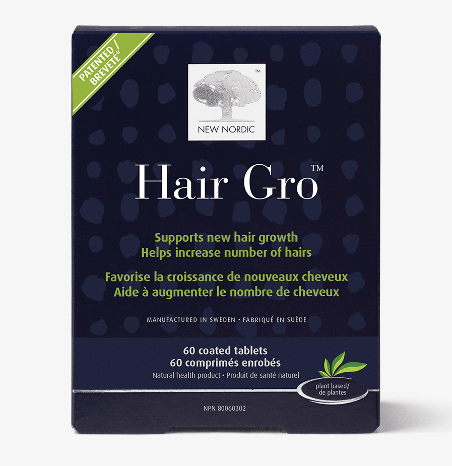 Hair Gro ™ Supplement & Vitamins for New Hair Growth New Nordic Canada