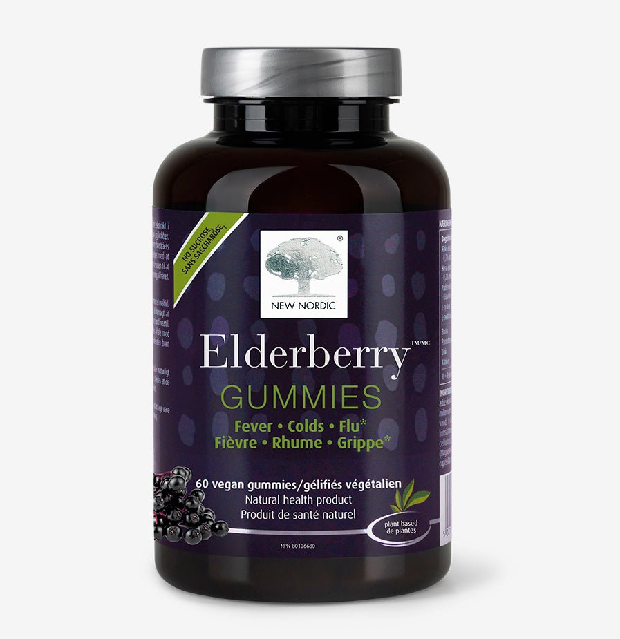 Elderberry Gummies Sugar Free Vegan Immunity Supplement